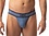 NASTY PIG NASTY PIG CORE SPORT BRIEF DENIM HEATHER BLUE/BLACK