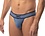 NASTY PIG NASTY PIG CORE SPORT BRIEF DENIM HEATHER BLUE/BLACK