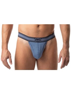 NASTY PIG NASTY PIG CORE THONG DENIM HEATHER BLUE/BLACK