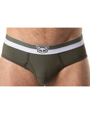 NASTY PIG NASTY PIG HORIZON Y-FRONT BRIEF ARMY GREEN