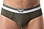 NASTY PIG NASTY PIG HORIZON Y-FRONT BRIEF ARMY GREEN