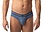 NASTY PIG NASTY PIG CORE BIKINI BRIEF DENIM HEATHER BLUE/BLACK