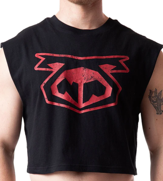 NASTY PIG NASTY PIG MEAT HEAD CROP TOP BLACK