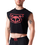 NASTY PIG NASTY PIG MEAT HEAD CROP TOP BLACK