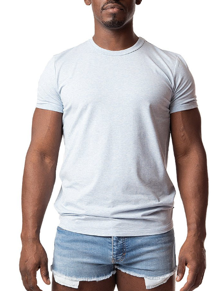 NASTY PIG NASTY PIG NP TEE LIGHT HEATHER BLUE