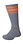NASTY PIG NASTY PIG HOOK'D UP SPORT SOCKS STATIC GREY/ FLAME ORANGE