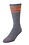 NASTY PIG NASTY PIG HOOK'D UP SPORT SOCKS STATIC GREY/ FLAME ORANGE