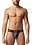 NASTY PIG NASTY PIG STATIC JOCK STRAP-STATIC GREY/FLAME ORANGE