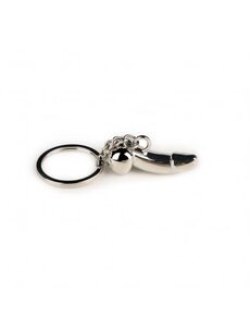 665 METAL COCK KEYCHAIN
