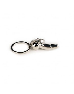 665 METAL COCK KEYCHAIN