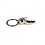 665 METAL COCK KEYCHAIN