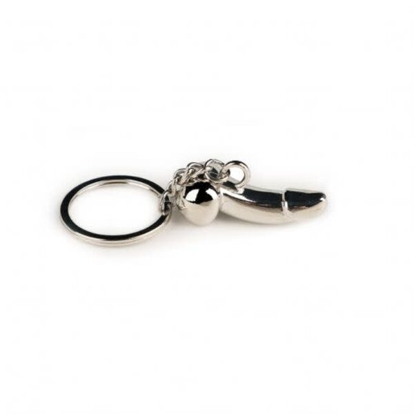 665 METAL COCK KEYCHAIN