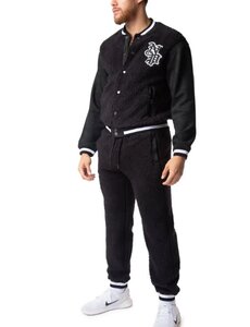 NASTY PIG NASTY PIG NP VARSITY JACKET BLACK