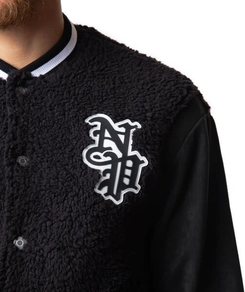 NASTY PIG NASTY PIG NP VARSITY JACKET BLACK