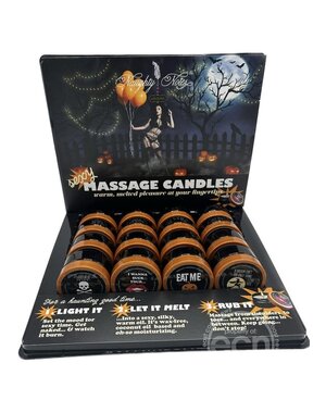 KAMA SUTRA KAMA SUTRA NAUGHTY NOTES MASSAGE CANDLE PUMPKIN SPICE  * 25% OFF *