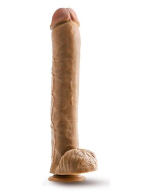 DR SKIN DR SKIN DR MICHAEL DILDO WITH BALLS 14" TAN