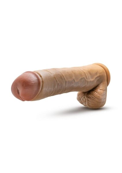 DR SKIN DR SKIN DR MICHAEL DILDO WITH BALLS 14" TAN