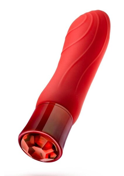 BLUSH NOVELTIES OH MY GEM DESIRE RECHARGEABLE SILICONE VIBE RUBY