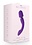 BLUSH NOVELTIES WELLNESS DUAL SENSE RECHARGEABLE SILICONE MASSAGER PURPLE