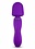 BLUSH NOVELTIES WELLNESS DUAL SENSE RECHARGEABLE SILICONE MASSAGER PURPLE