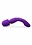 BLUSH NOVELTIES WELLNESS DUAL SENSE RECHARGEABLE SILICONE MASSAGER PURPLE