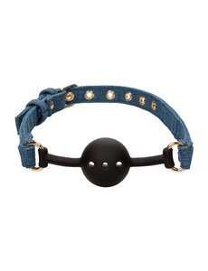 CalExotics RIDE 'EM PREMIUM DENIM COLLECTION BALL GAG