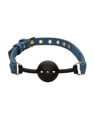 CalExotics RIDE 'EM PREMIUM DENIM COLLECTION BALL GAG