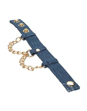 CalExotics RIDE 'EM PREMIUM DENIM COLLECTION WRIST CUFFS