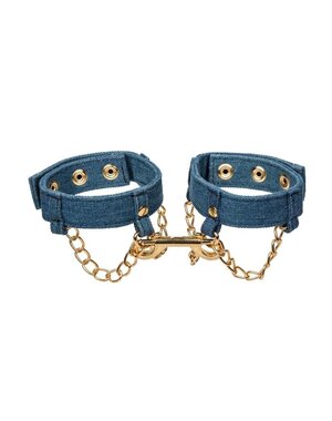 CalExotics RIDE 'EM PREMIUM DENIM COLLECTION ANKLE CUFFS