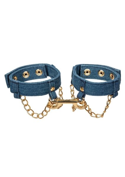 CalExotics RIDE 'EM PREMIUM DENIM COLLECTION ANKLE CUFFS