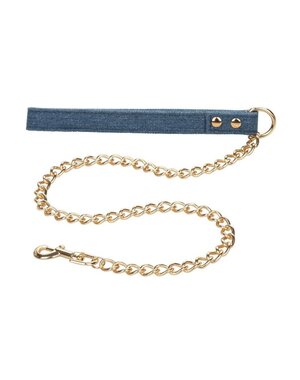 CalExotics RIDE 'EM PREMIUM DENIM COLLECTION COLLAR & LEASH