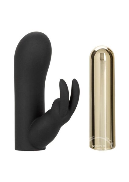 CalExotics RAVEN BUNNY RECHARGEABLE SILICONE RABBIT VIBRATOR