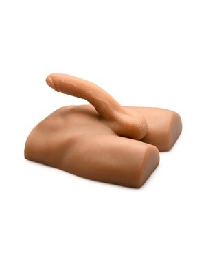 CURVE JOCK ASS MASTURBATOR WITH POSEABLE DILDO