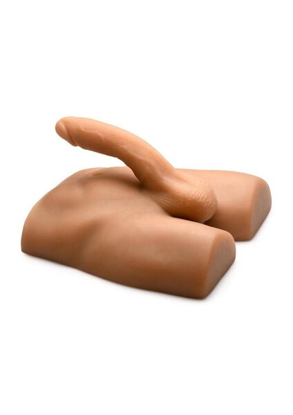 CURVE JOCK ASS MASTURBATOR WITH POSEABLE DILDO