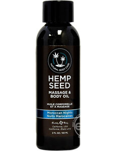 EARTHLY BODY EARTHLY BODY HEMP SEED MASSAGE AND BODY OIL 2oz