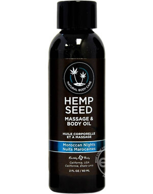 EARTHLY BODY EARTHLY BODY HEMP SEED MASSAGE AND BODY OIL 2oz