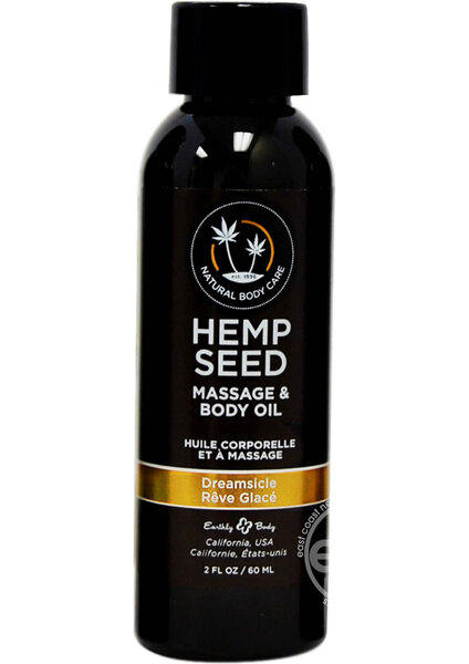 EARTHLY BODY EARTHLY BODY HEMP SEED MASSAGE AND BODY OIL 2oz