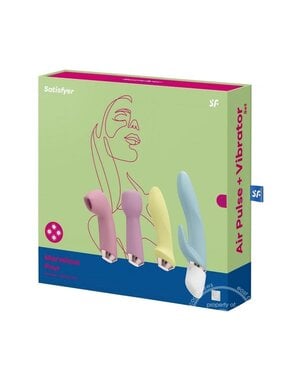 SATISFYER SATISFYER MARVELOUS FOUR RECHARGEABLE SILICONE VIBRATOR SET