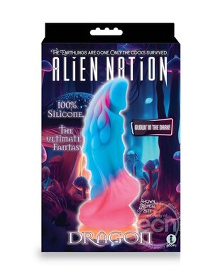 ALIEN NATION ALIEN NATION GLOW DRAGON SILICONE CREATURE DILDO