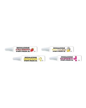 Hott Products DICKALICIOUS AROUSAL GEL 2ml ASSORTED FLAVORS