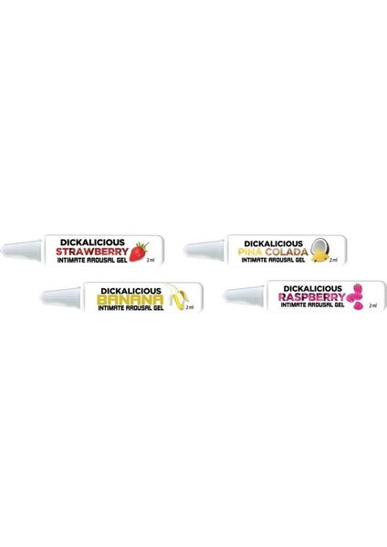 Hott Products DICKALICIOUS AROUSAL GEL 2ml ASSORTED FLAVORS