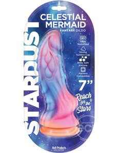 Hott Products STARDUST CELECTIAL MERMAID SILICONE DILDO 7inch