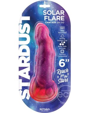 Hott Products STARDUSTSOLAR FLARE SILICONE DILDO 6inch