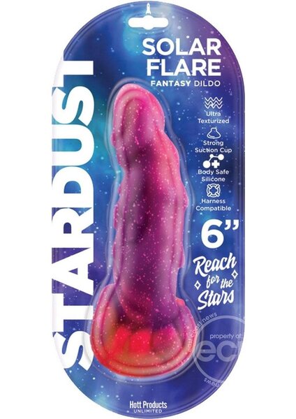 Hott Products STARDUSTSOLAR FLARE SILICONE DILDO 6inch
