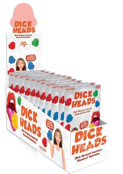 Hott Products DICK HEADS PENIS SHAPED GUMMIES