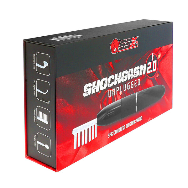 53X SHOCKGASM 2.0 UNPLUGGED 5PC CORDLESS ELECTRIC WAND