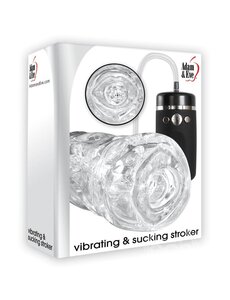 ADAM & EVE ADAM & EVE VIBRATING & SUCKING STROKER WITH REMOTE