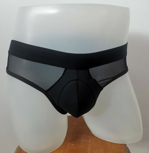 EVEREST TRADING COMPANY LLC BLACK SPORTS UNDERWEAR WITH POUCH & MESH SIDES