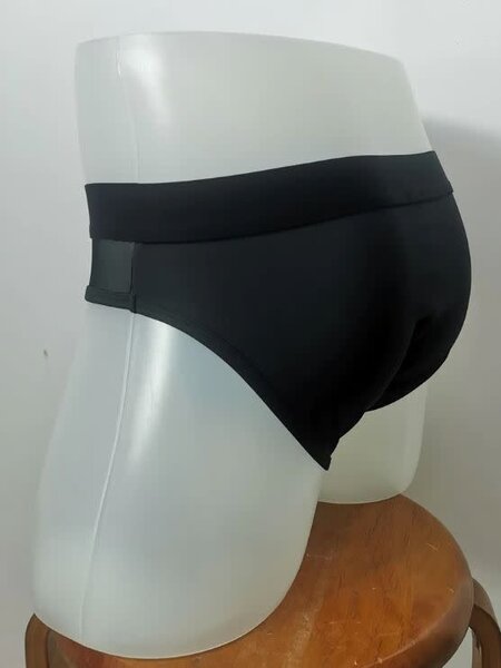 EVEREST TRADING COMPANY LLC BLACK SPORTS UNDERWEAR WITH POUCH & MESH SIDES