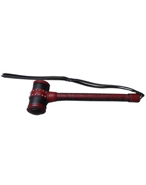 EVEREST TRADING COMPANY LLC DUNGEON HAMMER IN BLACK & BURGUNDY LEATHER